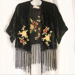 Boho Embroidered Kimono 🌸